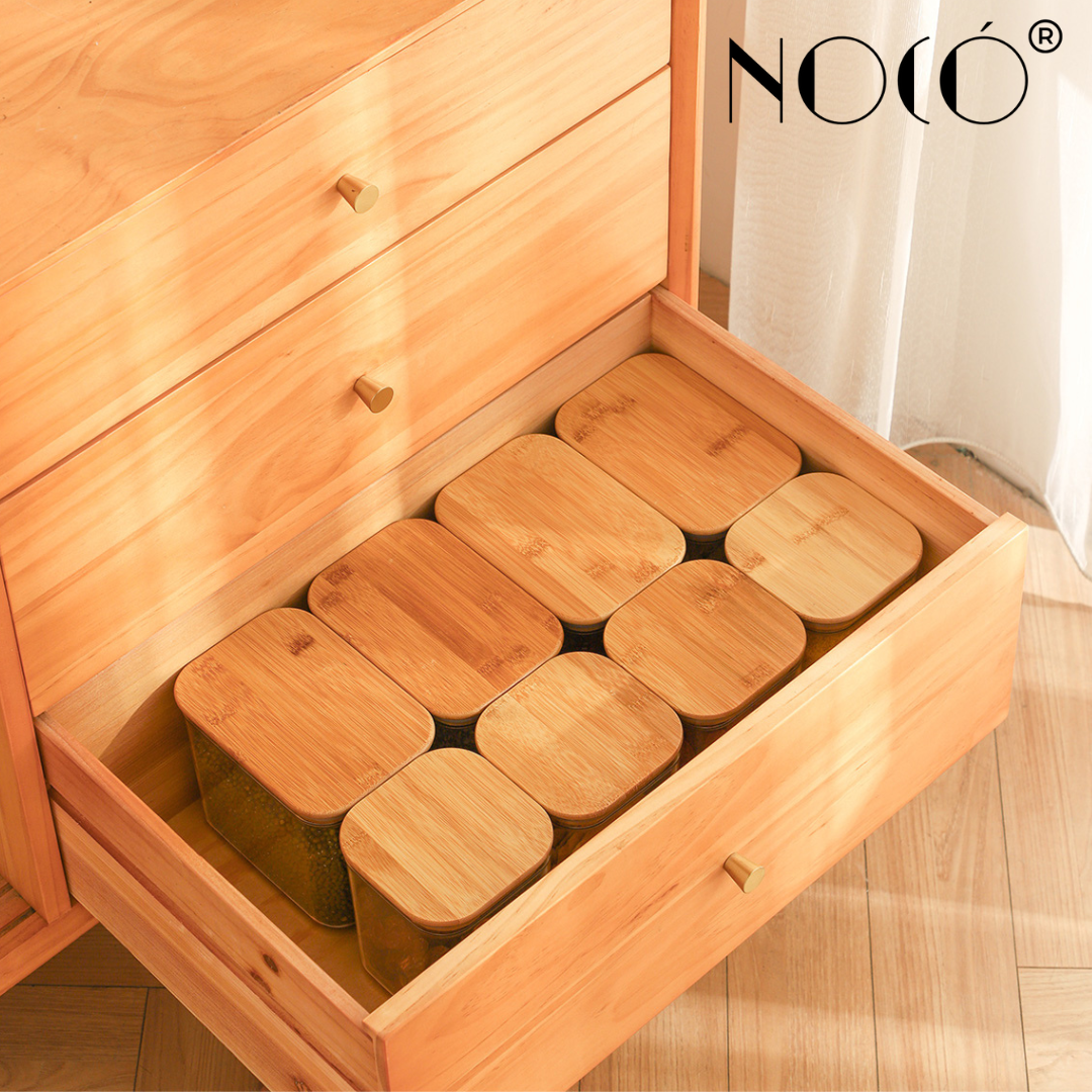 Noco® Bamboo Airtight Container Set