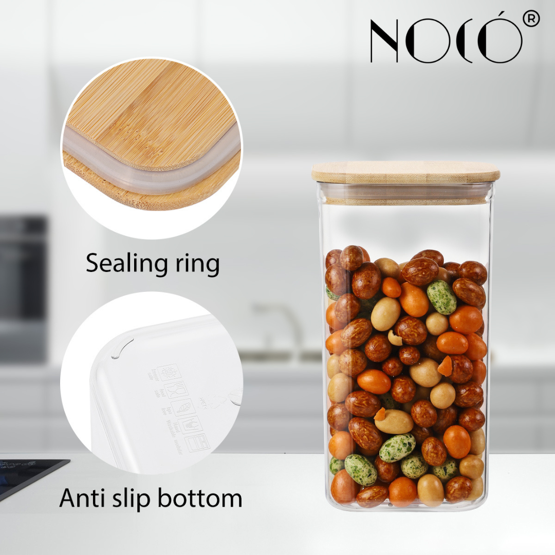 Noco® Bamboo Airtight Container Set