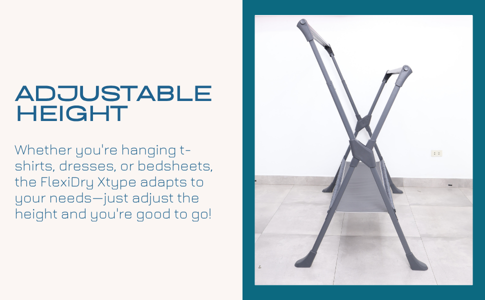 FlexiDry™ X-Type Foldable and Flexible Drying Rack with Net