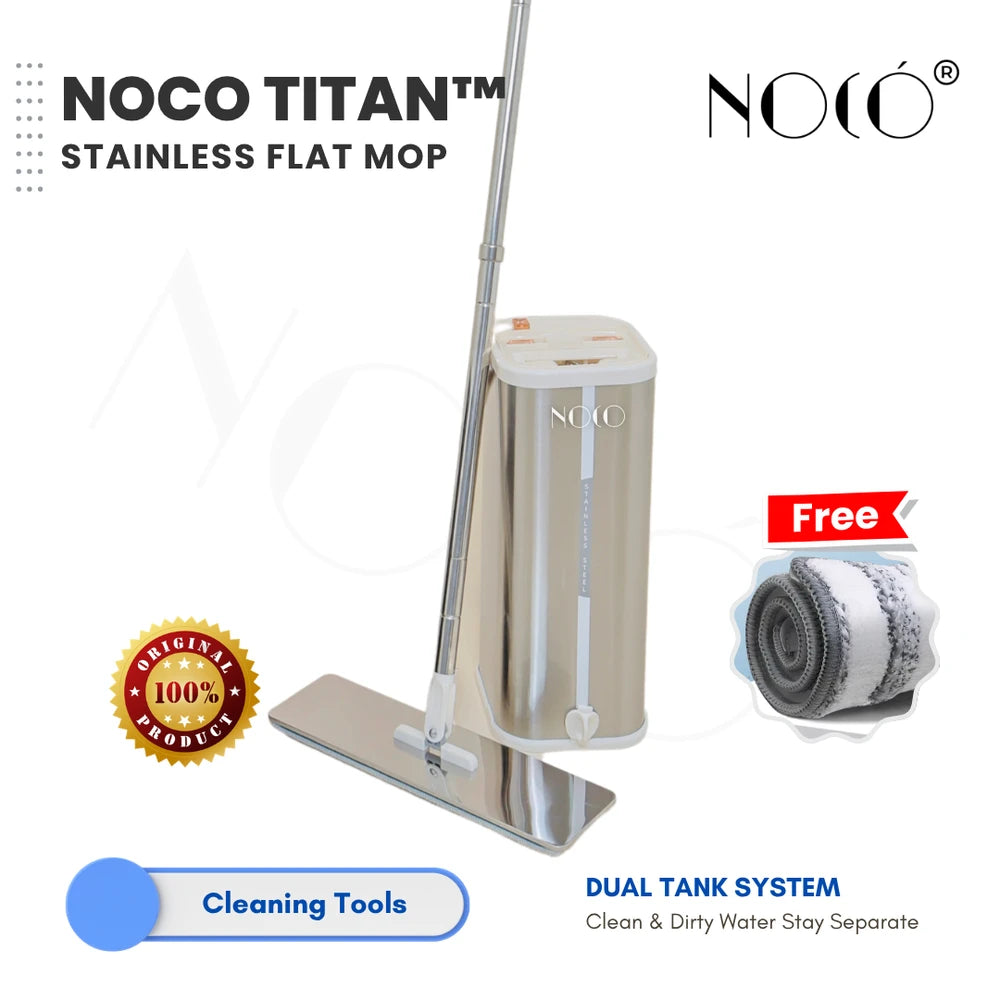 NOCO Titan Stainless Steel Flat Mop