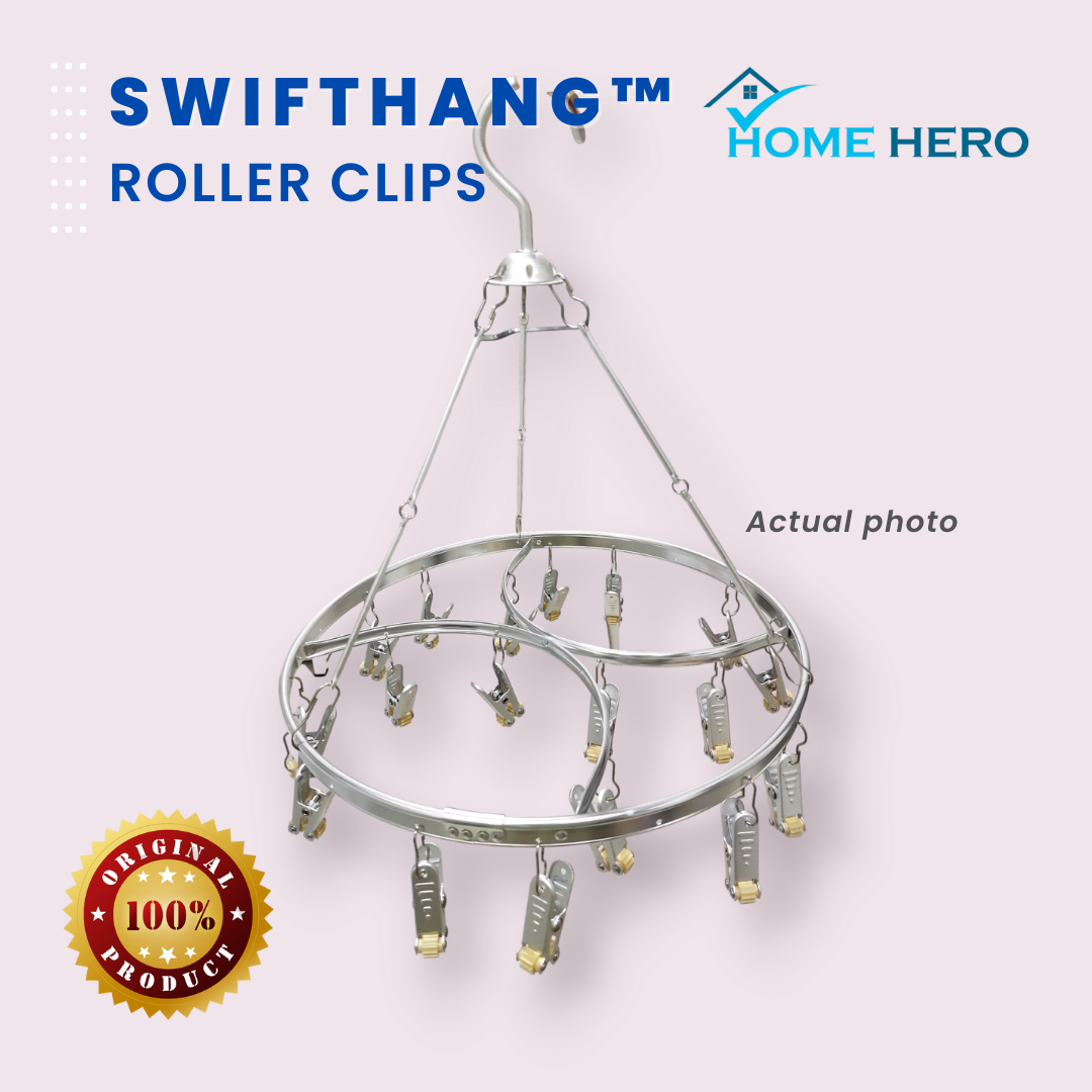 SwiftHang™ Roller Clip Hanger