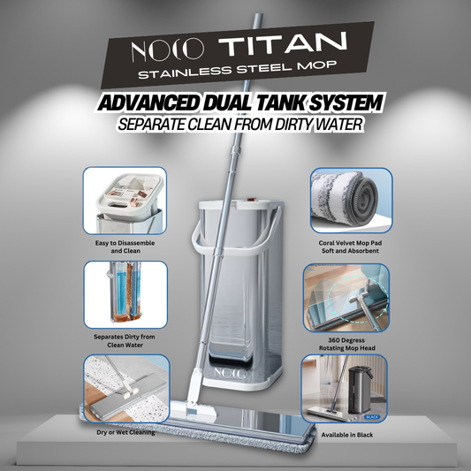 NOCO Titan Stainless Flat Mop