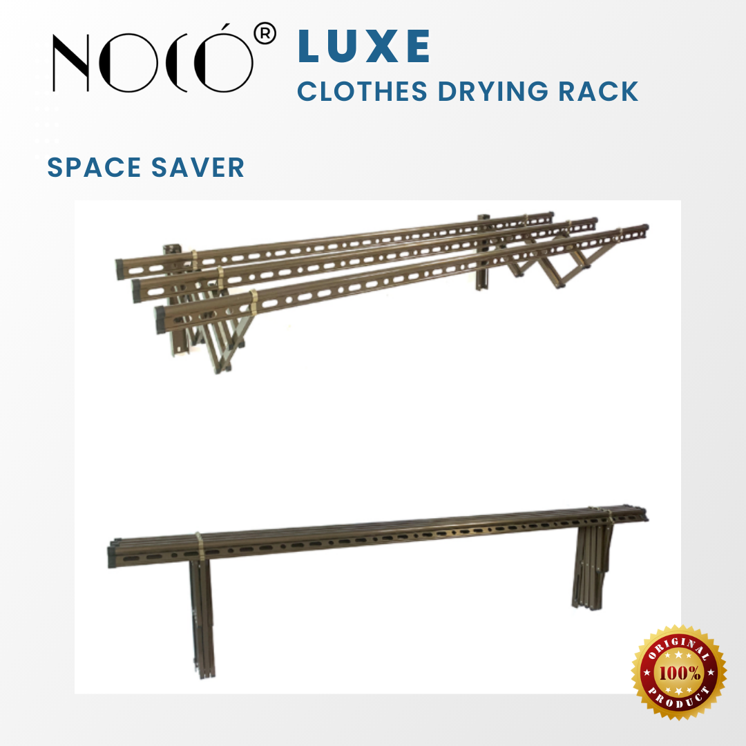 Wall mounted discount retractable drying rack