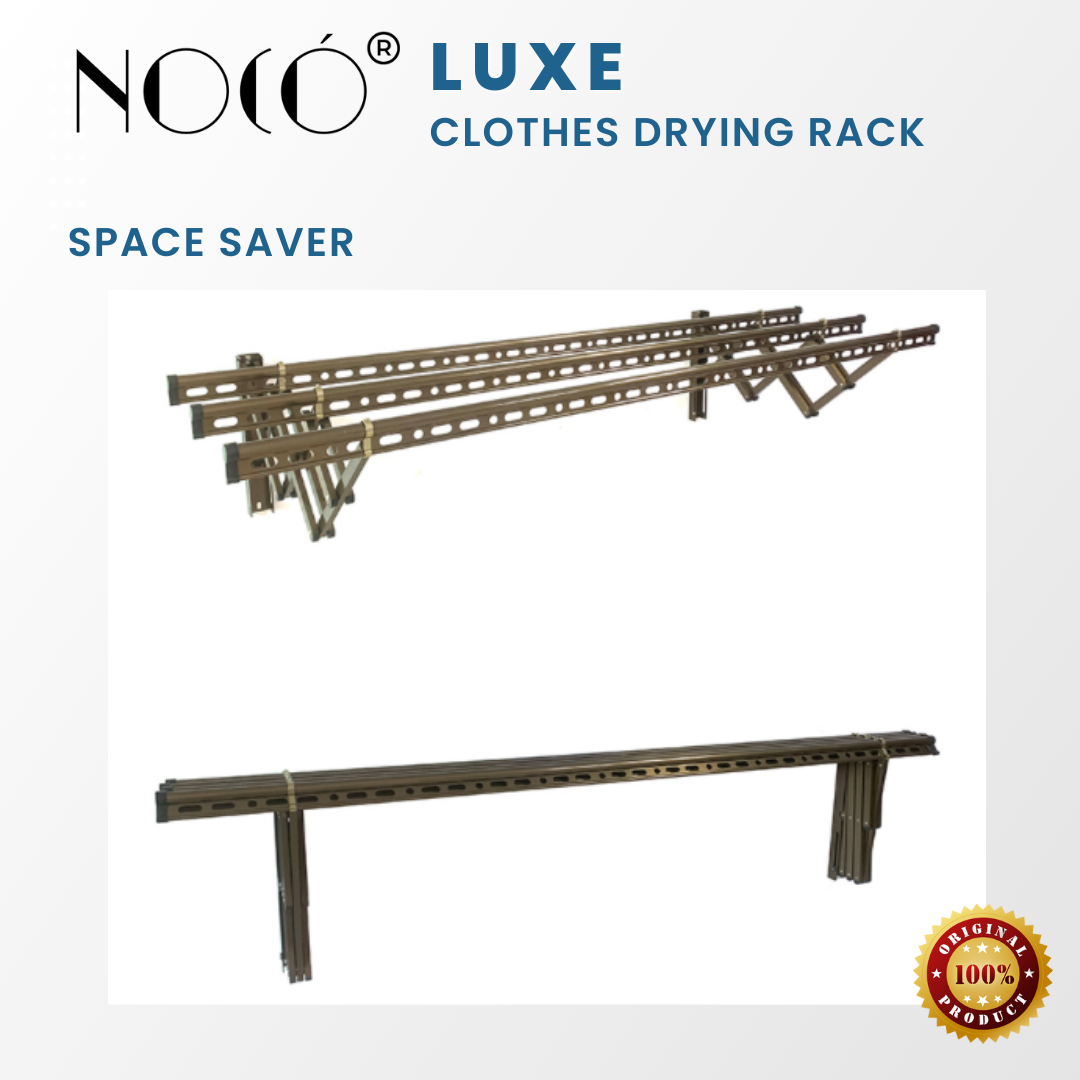 Noco® Luxe Aluminum Wall Mounted Retractable Drying Rack