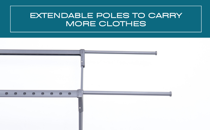 FlexiDry™ X-Type Foldable and Flexible Drying Rack with Net