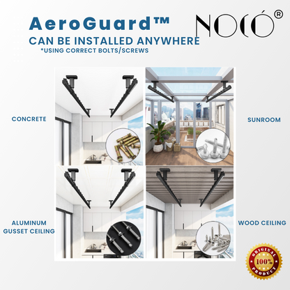 AeroGuard™ Ceiling Drying Rack