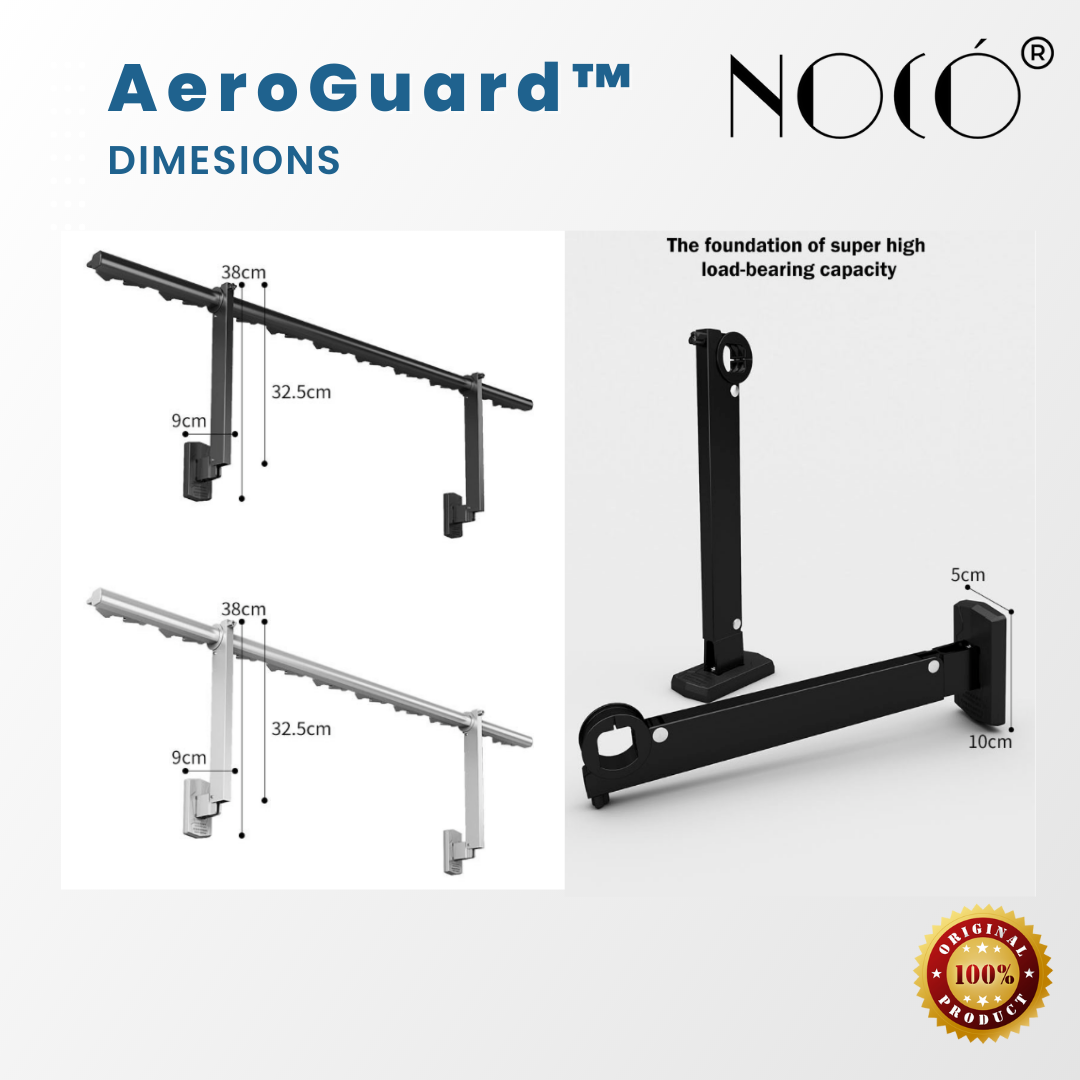 AeroGuard™ Wall Mounted Drying Rack