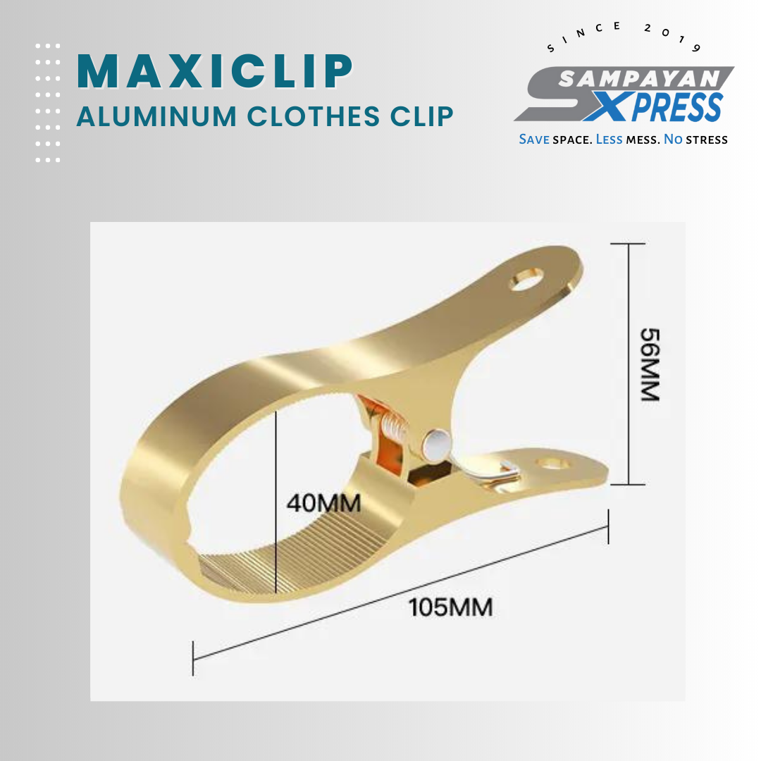 MaxiClip Aluminum Clothes Clip (Set of 4)