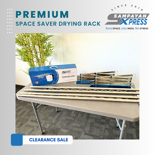 Premium Space Saver Stainless Steel Sampayan Laundry Drying Rack