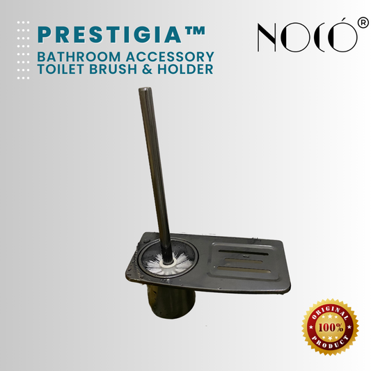 Prestigia™ Bathroom Luxe Accessory Toilet Brush and Soap Holder