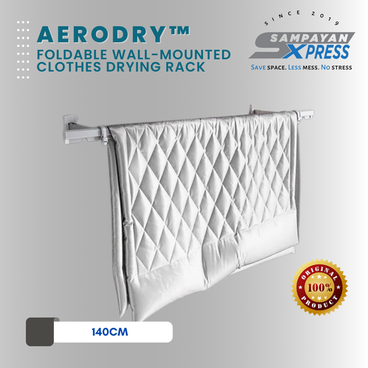 AeroDry (140cm) Wallmounted Drying Rack