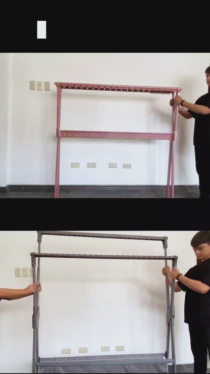 FlexiDry™ X-Type Foldable and Flexible Drying Rack with Net